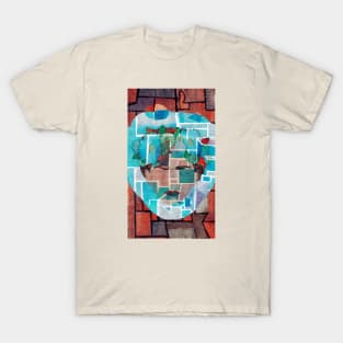 Frida's Silhouette on Paul Klee Painting T-Shirt